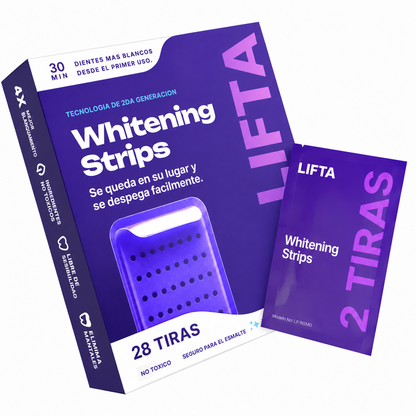 Lifta — Tiras Blanqueadoras Dentales, 28 Tiras